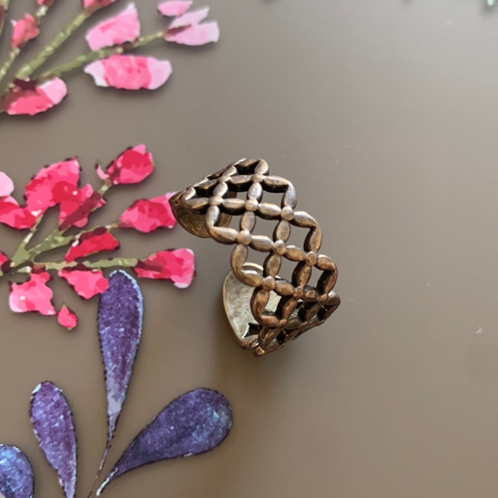 .925 sterling silver adjustable ring